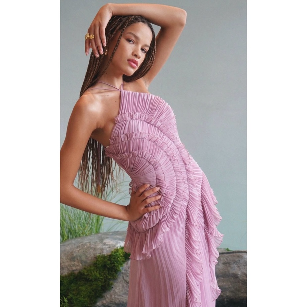 AMUR Lorelie Halter Gown - Picture 13 of 14
